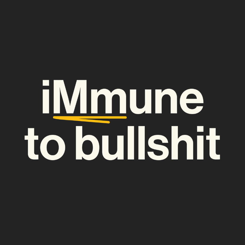 iMmune to bullshit Oversized Tee
