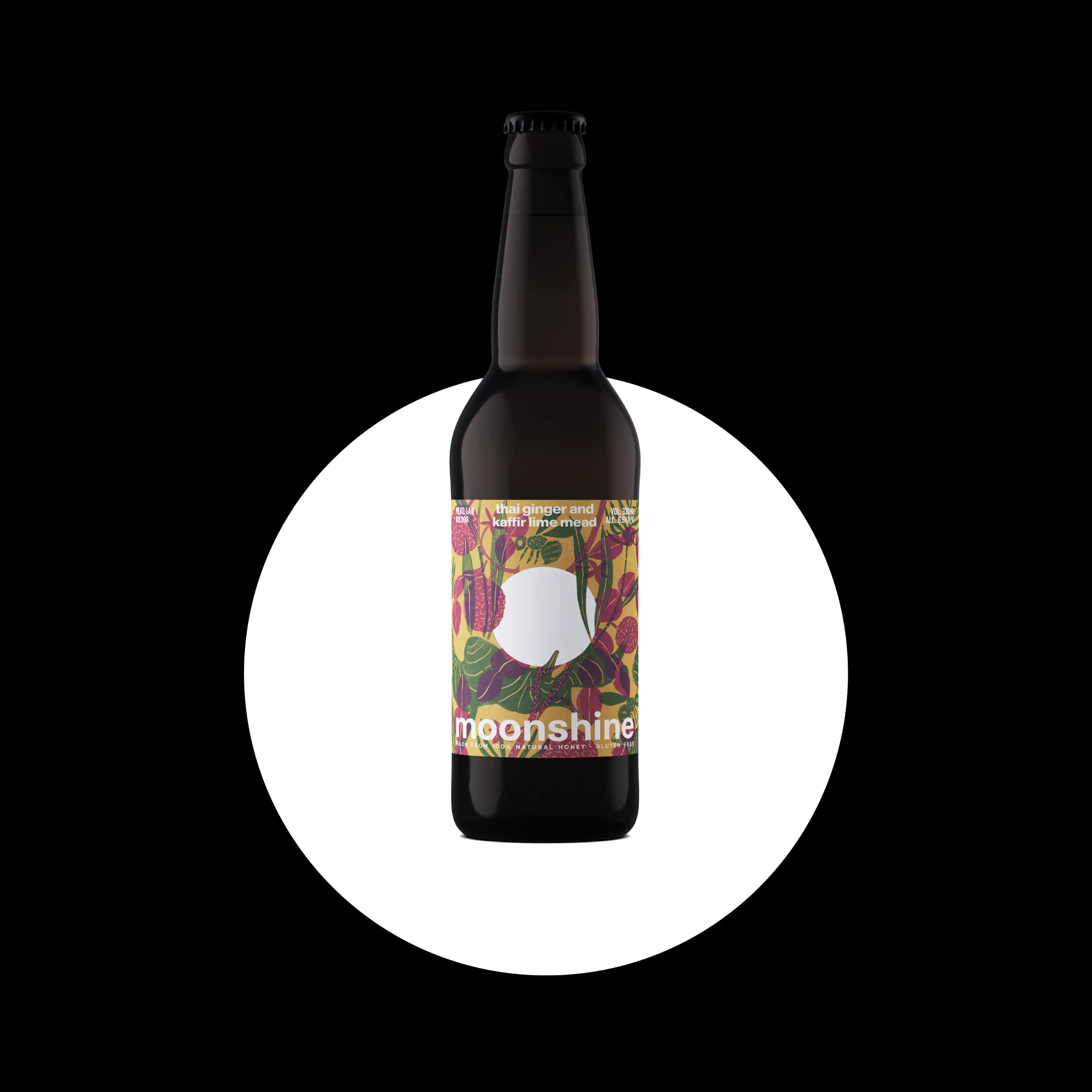 Thai Ginger and Kaffir Lime Mead bottle