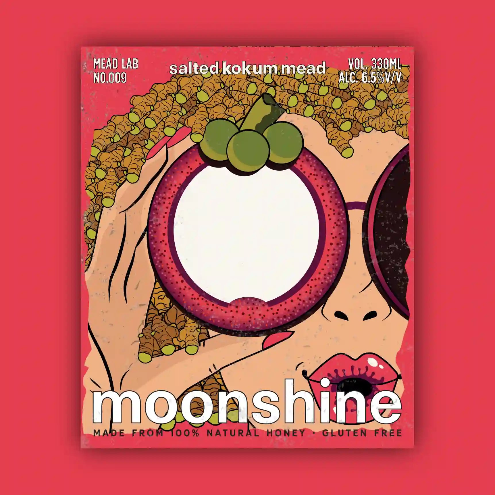 Salted Kokum Mead label